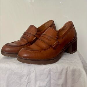 PIKOLINOS Tan Leather Heeled Boots